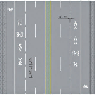 公交专用道实施白色新标线 将随道路翻修逐渐替代现有黄色标线 注意不要误闯